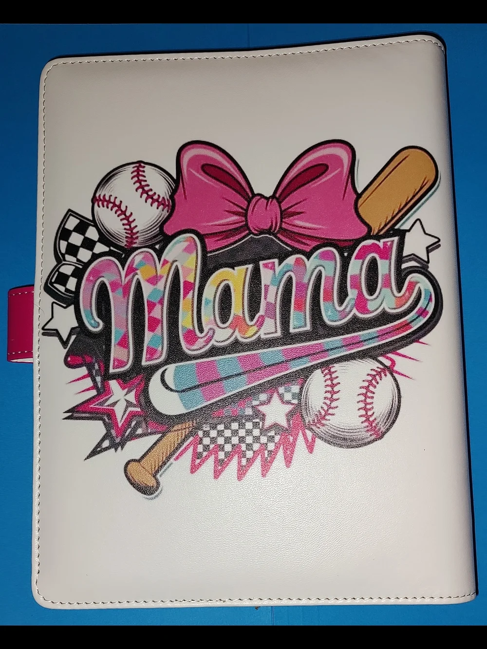 New! A5 Baseball Mama Binder Notebook